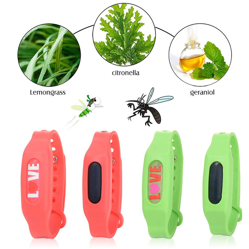 SEGMINISMART Mosquito Repellent Bracelet,Anti-Mosquito Bracelet,Insect Repellent Bands,Long-Lasting Waterproof Mosquito Repellent Bracelet Protection for Adult Kid 8 Count (Pack of 1) - NewNest Australia