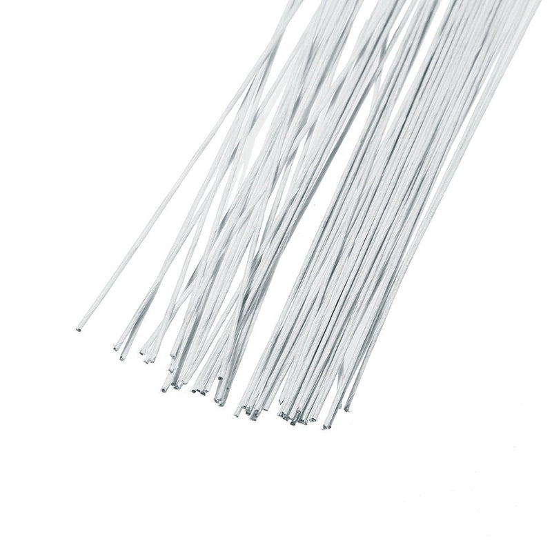 DECORA 20 Gauge White Floral Stem Wire 16 inch,50/Package AD054S1P50F - NewNest Australia