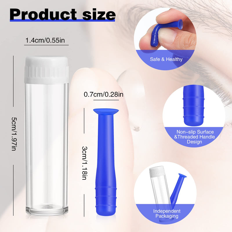Contact Lens Remover Scleral Lens Remover Inserter Soft Contact Suction Holder Remover with Bottles without Vent and White Tweezers - NewNest Australia
