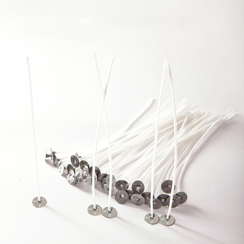 EricX Light 100 Piece Cotton Candle Wick 6" Pre-Waxed for Candle Making,Candle DIY - NewNest Australia