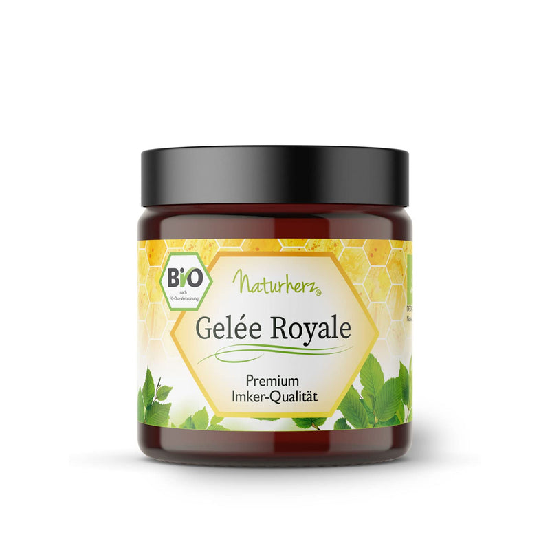 Organic royal jelly | Fresh jelly in premium beekeeping quality | WITHOUT additives | Naturherz-Original (25 g) 25 g (pack of 1) - NewNest Australia