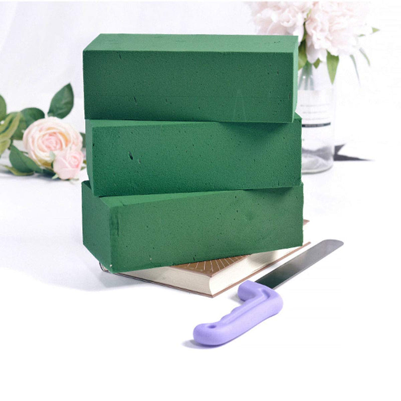 3PCS Floral Foam Bricks, Florist Flower Styrofoam Green Bricks Flower Arrangement Brick Supplies for Florist Craft 3 Pcs - NewNest Australia