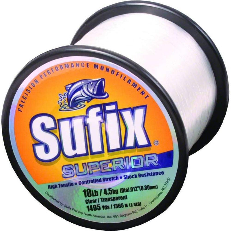 Sufix Superior 1/4-Pound Spool Size Fishing Line (Yellow, 15-Pound) - NewNest Australia