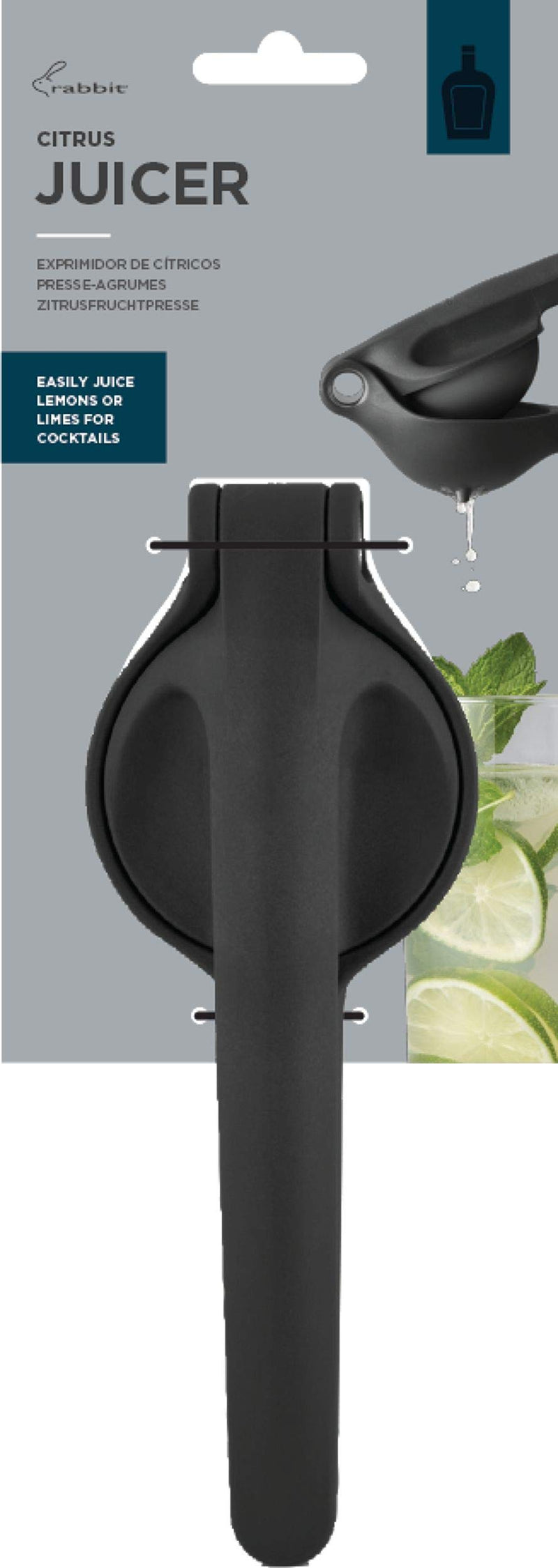 NewNest Australia - Rabbit Manual Cocktail Juicer, Standard, Black 