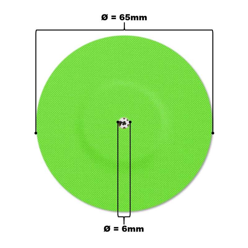 MySweetStitch | Patch for Freestyle Libre 1 & 2 Sensor with Ventilation Hole Waterproof, Round (10 Pieces) | Made in Germany | Outer Ø 65mm, Inner Ø 6mm | Rainbow 10 piece - NewNest Australia