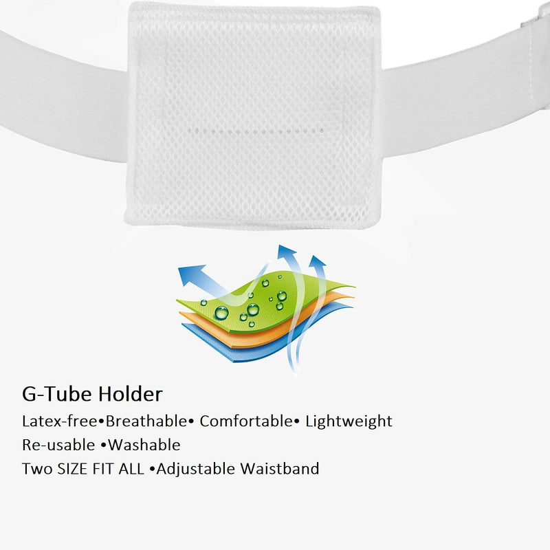 Feeding Tube G-Tube Holder Peritoneal Dialysis G Tube Belt Peg Suppiler Catheter Holder Gastrostomy Covers Pads Drainage Abdominal Dialysis Medical Belt (Standard Size 28-42 inch) Standard Size - NewNest Australia