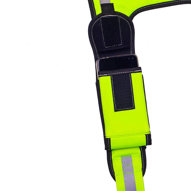 Sincerities Tool Belt Suspenders/Carpenter Electrician Tool Belt Suspenders Hi Viz - include Padded Foam,Phone Holder Tape Holder Pencil Holder Adjustable Straps, Fluorescent Green, 12.93.52.7inch - NewNest Australia