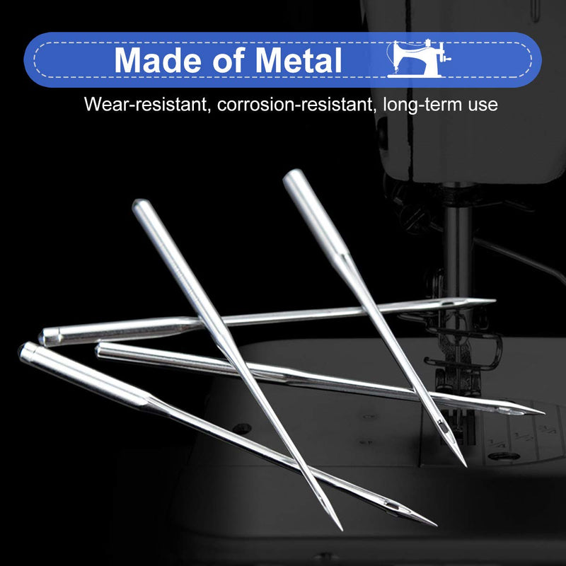 100PCS Sewing Machine Needles, Universal Sewing Machine Needle for Singer, Brother, Janome, Varmax, Needles for Sewing Machine with Sizes HAX1 65/9, 75/11, 90/14, 100/16, 110/18 - NewNest Australia