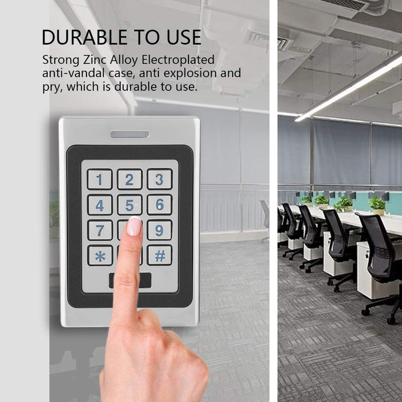 RFID Card Door Access Controller with Anti-Theft Alarm Output IP68 Waterproof Password Access Control Keypad Support Reading ID/ID&HID/IC Cards - NewNest Australia