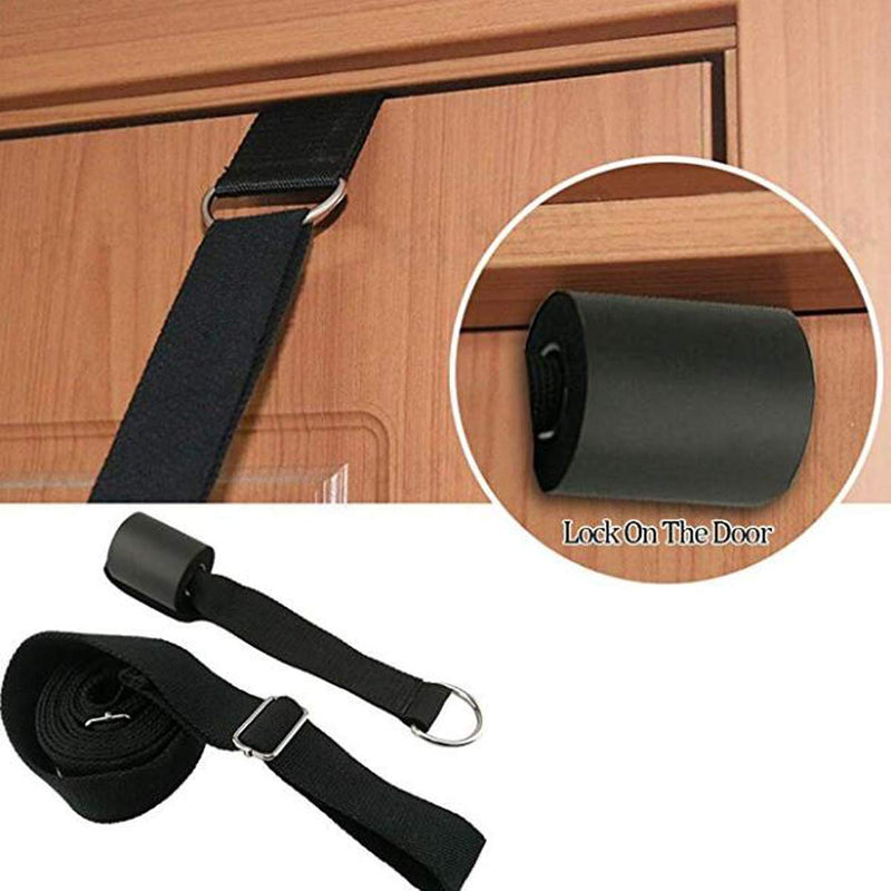 tchrules Door Leg Stretcher, Door Flexibility & Stretching Leg Strap - Great for Ballet Cheer Dance Gymnastics or Any Sport Leg Stretcher Door Flexibility Trainer Premium Stretching Equipment black - NewNest Australia