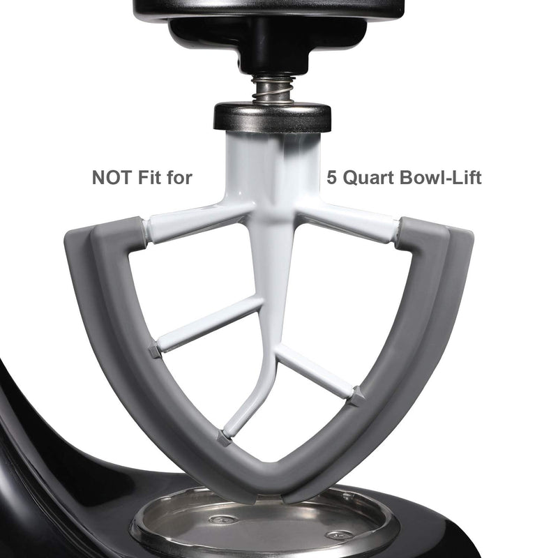 Flex Edge Beater for KitchenAid Tilt-Head Stand Mixer, 4.5-5 Quart Flat Beater Paddle with Flexible Silicone Edges Bowl Scraper - NewNest Australia