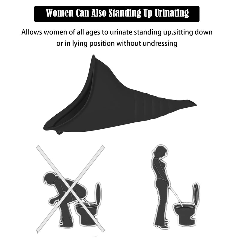 Yagaspantery Urinella For Women, Pee Aid For Women With 1 Pee Funnel, Portable Reusable Urinal For Women. Ideal For Outdoor Activities, Camping Toilet, Festivals, On The Go - NewNest Australia