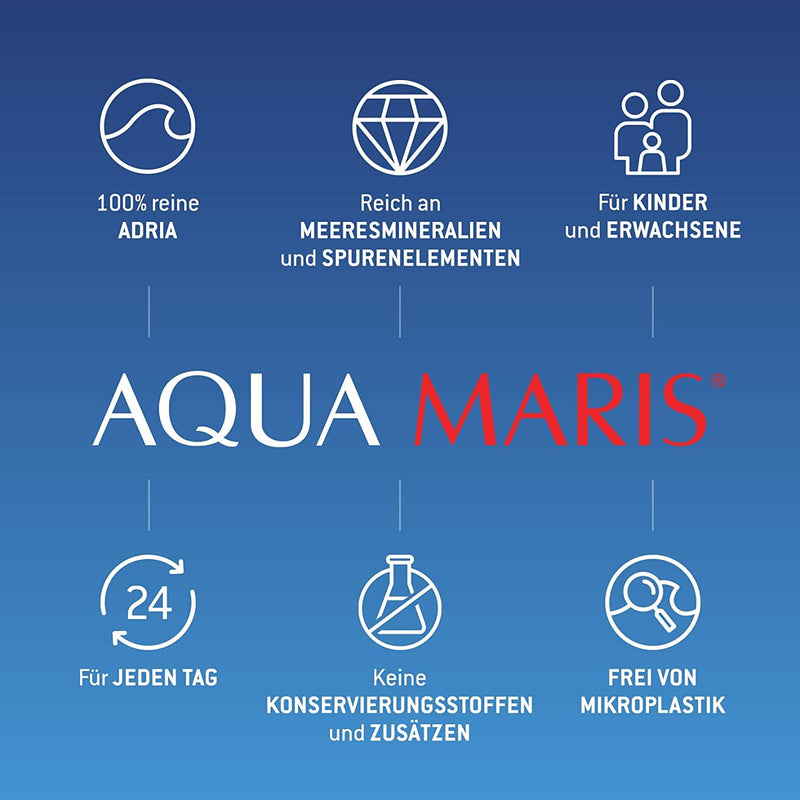 Aqua Maris Strong 30 ml, 100% natural sea water decongestant nasal spray I relief from stuffy nose I adults, children, pregnant women and breastfeeding mothers - NewNest Australia