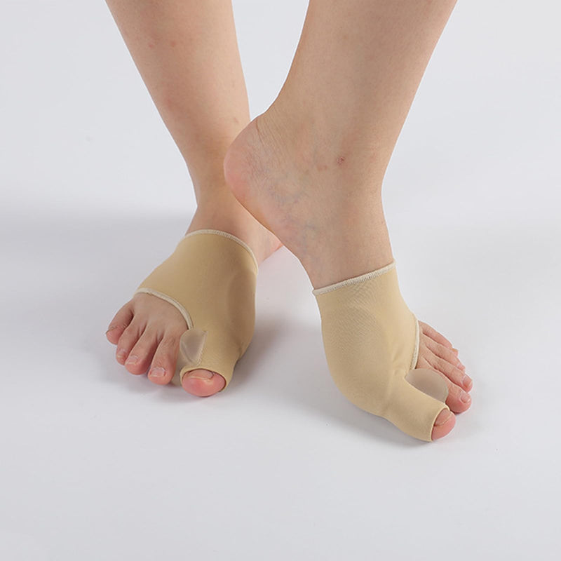 Annchilio Pack Of 2 Bunion Corrector - Bunion Sleeve With Protective Rubber And Spreader For Relief Of Bunions, Elastic Orthopedic Bandage, Bunion Correction Stockings - NewNest Australia