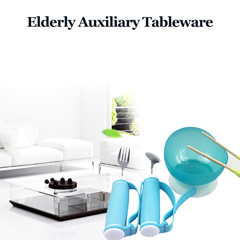 Eating Aids Fork, Elderly Auxiliary Adaptive Eating Tableware Spoon Fork Disabled Eating Aids Flexible Disabled Assistive Equipment Anti‑Slip Eating Spoon Tool Hand Grip Rotating Eating Fork - NewNest Australia