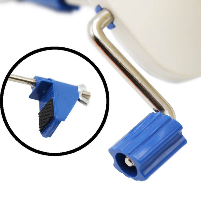LAMXD Needlecraft Yarn Ball Winder Hand Operated,Capacity 4-Ounce,Blue,Portable Package,Easy to Set Up and Use,Sturdy with Metal Handle and Tabletop Clamp,Including 8 Sizes Crochet Hooks Set Blue - NewNest Australia