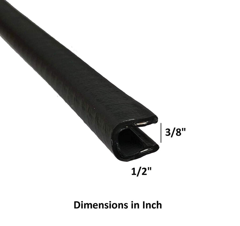 M M SEALS Edge Trim Fits 1/4 inch Edge, Length 5 Feet (1.55 Meter) - NewNest Australia