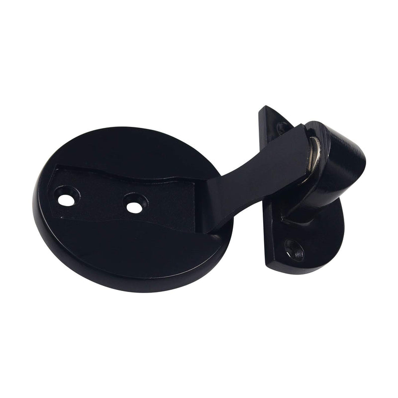 Magnetic Door Stop Door Catch Metal Door Holder Doorstop Heavy Duty Brushed Finish with Screw Mount 304 Stainless Steel-Black Black - NewNest Australia