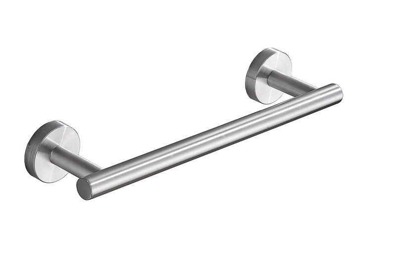 Towel Bar, 12-Inch Hand Towel Holder, Bathroom Accessories SUS304 Stainless Steel Towel Rack, Bath Hardware Brushed Nickel, Wall Mounted - NewNest Australia