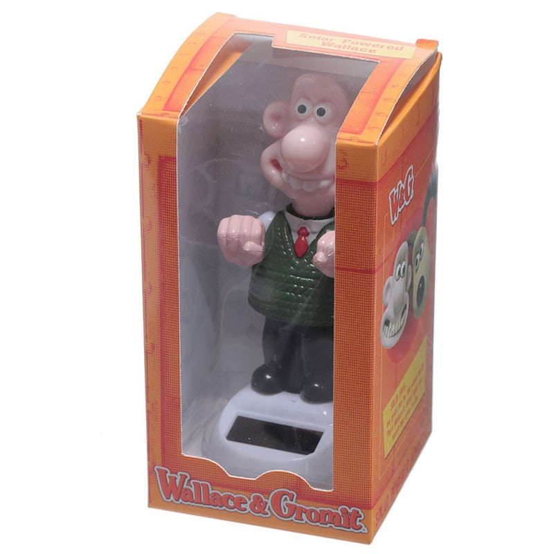 NewNest Australia - Puckator Wallace (Wallace & Gromit) Solar Powered Pal, Height 13cm Width 5.5cm Depth 6cm, Mixed 