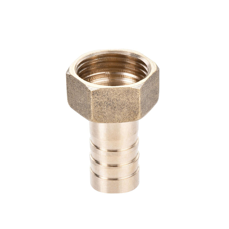 uxcell Brass Barb Hose Fitting Connector Adapter 14mm Barbed x G1/2 Female Pipe with 9-16mm Hose Clamp 2Set - NewNest Australia
