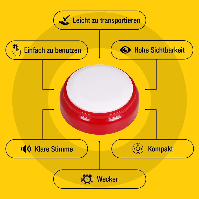 Top Life Talking Clock With German Voice For Seniors, Visually Impaired, Blind Or People With Alzheimer'S Disease - Gift Idea For Grandparents, Father, Mother - Elderly Alarm Clock - NewNest Australia