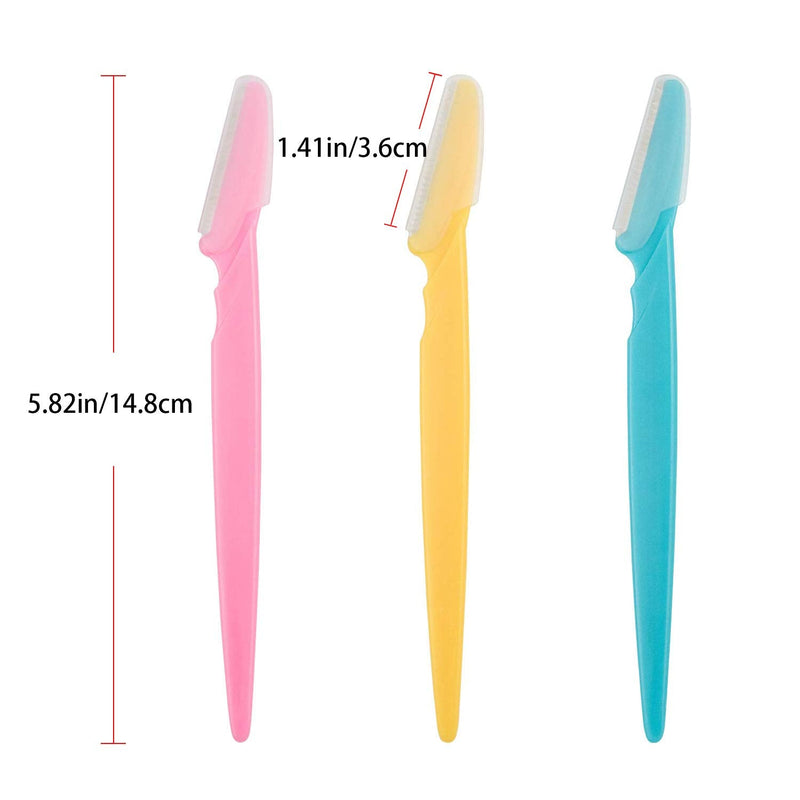 Eyebrow Razor, Eyebrow Razor Trimmer, Face Razor, Dermaplaning Razor Blades Beauty Eyebrow Shaper Razors Women Pack of 6 - NewNest Australia
