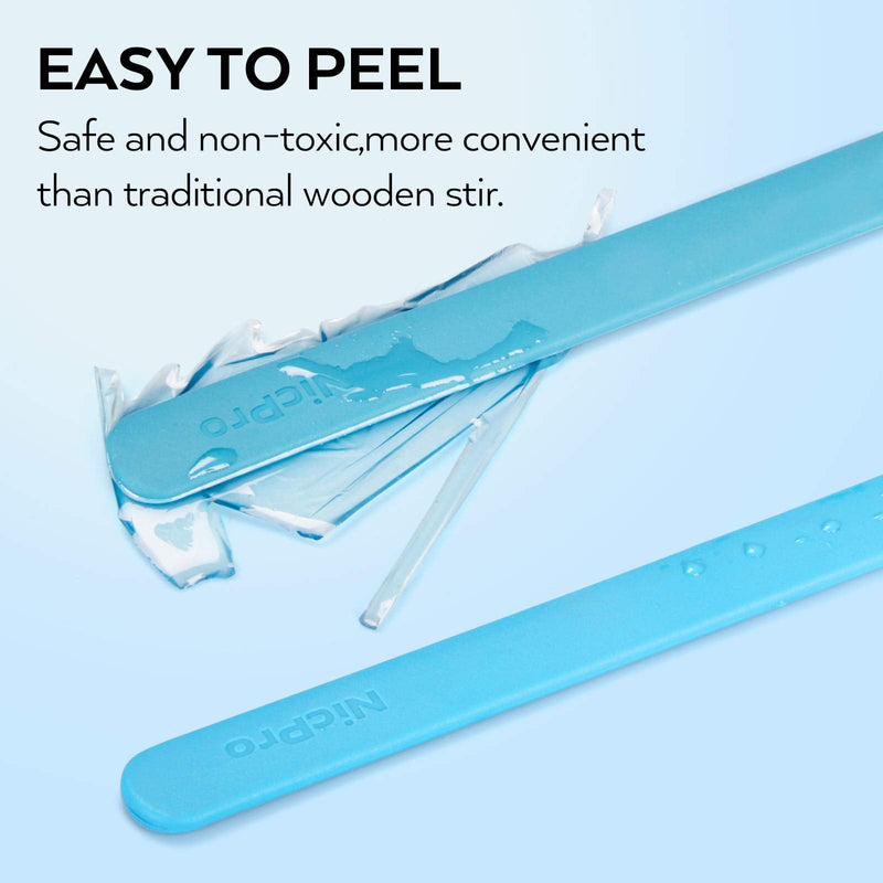 Nicpro 4PCS Silicone Stir Sticks, Reusable Silicone Popsicle Sticks Tools for Mixing Resin, Epoxy, Liquid, Paint, Making Glitter Tumblers - NewNest Australia