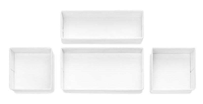 Whitmor Set of 4-White Drawer Organizer - NewNest Australia