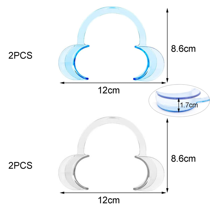 JDXun Pack of 4 C-shape mouth openers, cheek holder, mouth corner ...