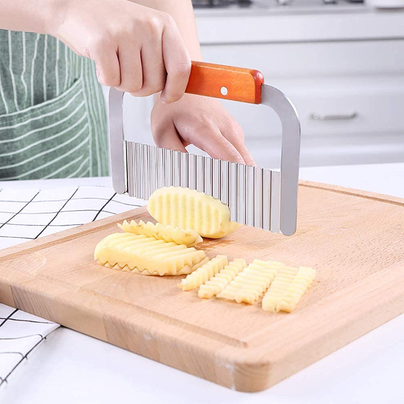 2pcs Stainless Steel Wavy & Straight Soap Mold Loaf Cake Cutter Cutting Tools set Silver - NewNest Australia