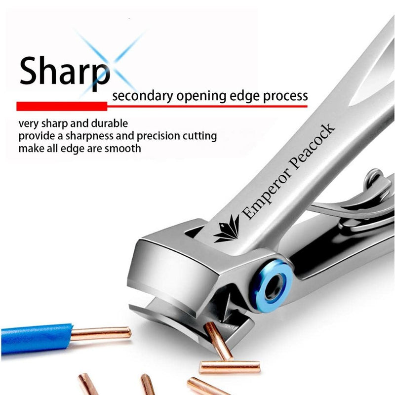 Nail Clippers & File kit Nail Cutter Set Stainless Steel Fingernails Toenails Clippers for Men, Women Sturdy Nail Clipping Kit Strong toenail Clippers for Pets, Kids Nail Clippers - NewNest Australia