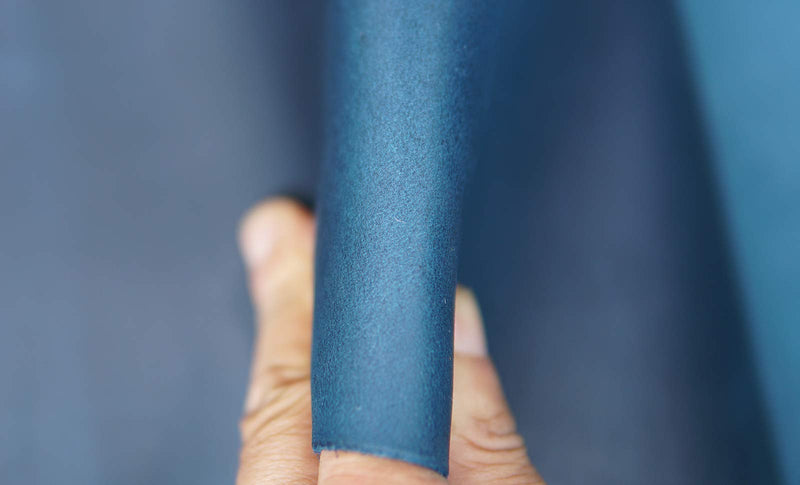 Tooling Leather Square 2.0mm Thick Finished Full Grain Cowhide Leather Crafts Tooling Sewing Hobby Workshop Crafting Leather (Blue, 6x12inches) Blue 6"x12" - NewNest Australia