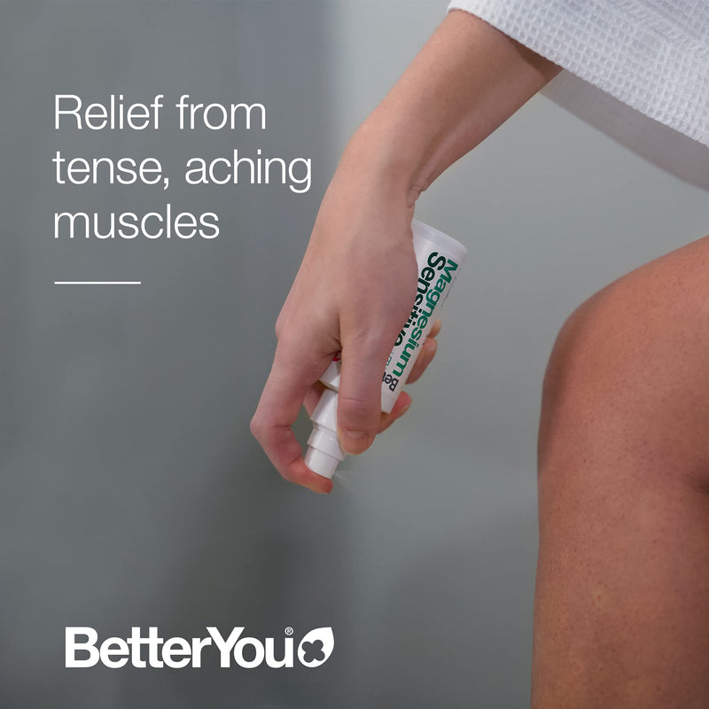 BetterYou Magnesium Sensitive Body Spray | Pure, Clean and Natural Source of Magnesium Chloride | Magnesium Spray | Vegan & Palm-Oil Free | 100ml (600 Sprays) Single - NewNest Australia