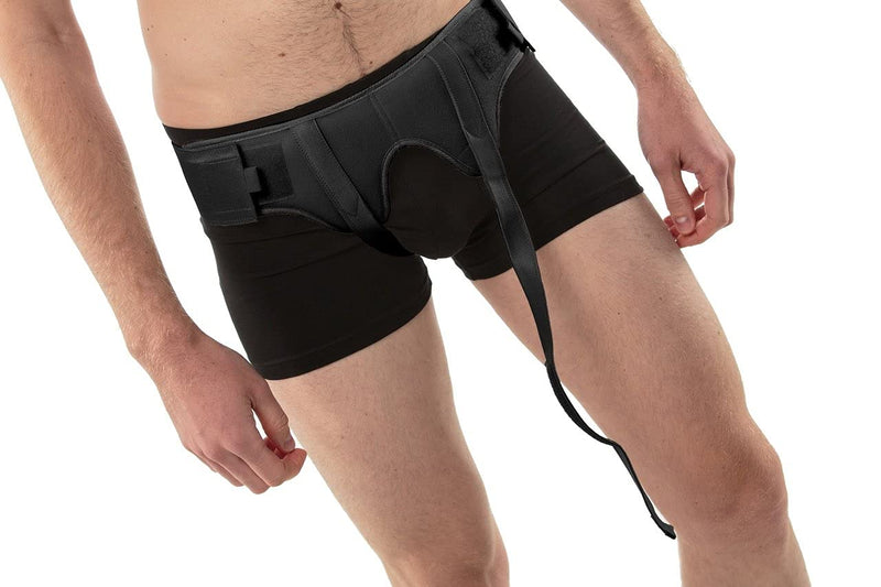 Aheal Inguinal Hernia Men'S Medical Support Belt - Hernia Belt For Men, Soft Elastic Hernia Band, Pain Relief Inguinal Hernia Belt & Hernia Belt - Size 4 Black - NewNest Australia