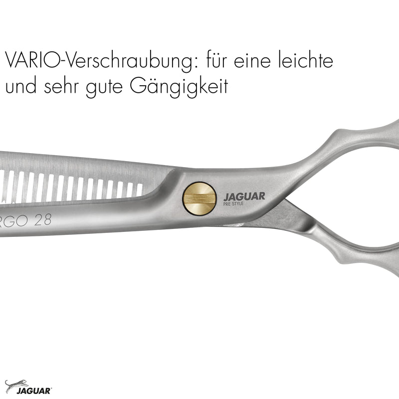 JAGUAR modeling scissors PRE STYLE ERGO 28 5.5" | texturing scissors with 28 thinning teeth in classic design | matt finish | Made in Germany - NewNest Australia