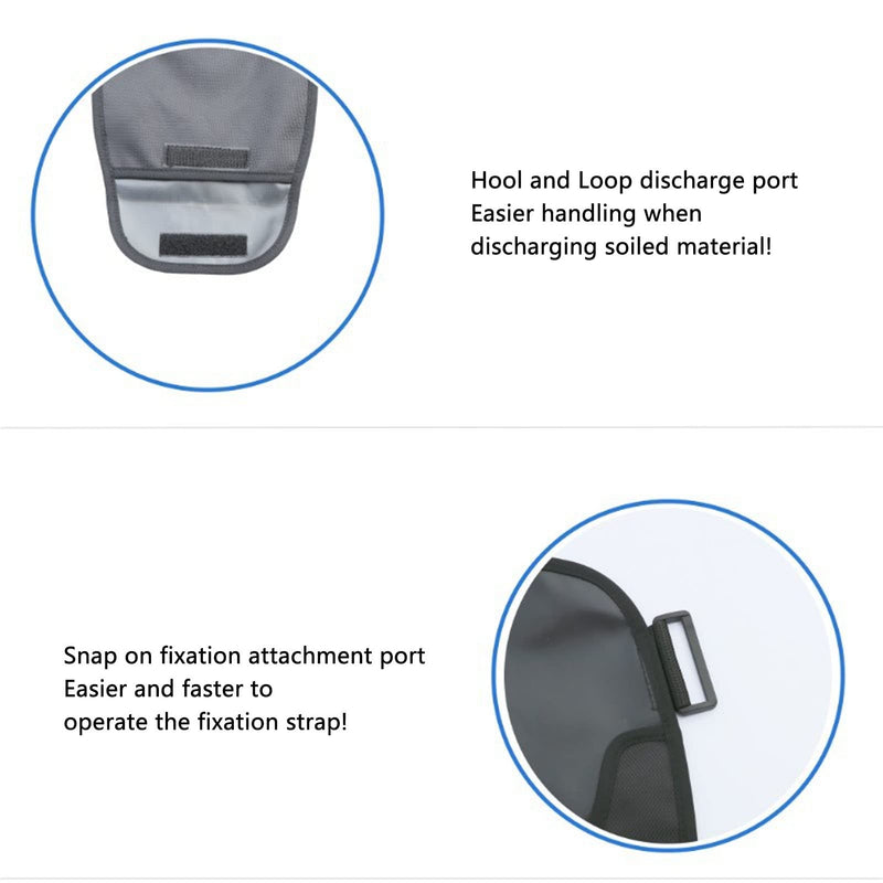 Colostomy Bag Cover, Waterproof, Adjustable, Large Load Capacity, Lightweight Stoma Bag Cover, Washable Black Portable Stoma Accessories, For Colostomy Patients - NewNest Australia