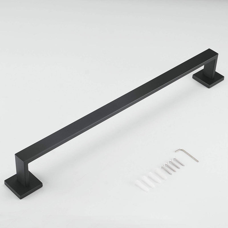 Towel Bar 23.6" Matte Black, Wall-Mounted Bathroom Towel Holder SUS304 Stainless Steel Towel Rod - NewNest Australia