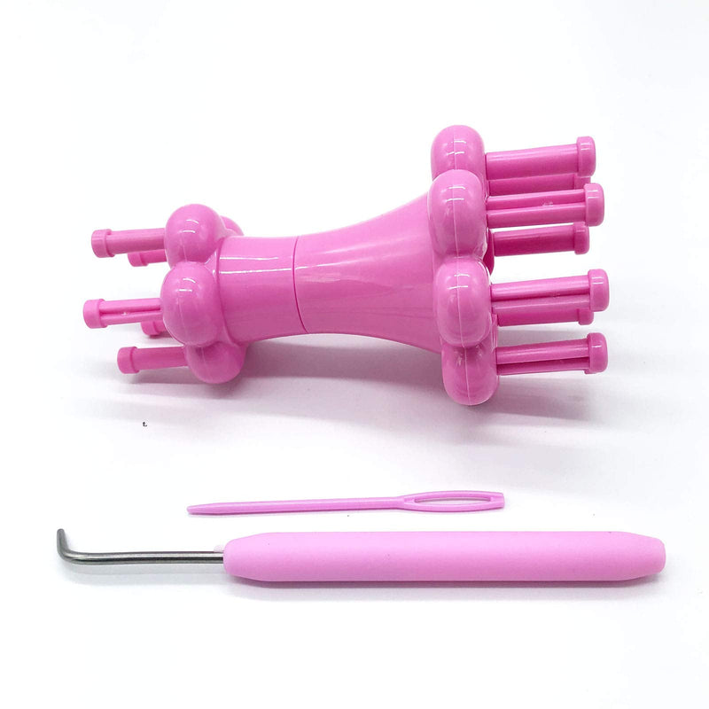 WAYION DIY Weaving Tool Hook Crochet Flower Arranger Spool Loom Knitter Knitting Rope Hook Knitting Tool - NewNest Australia