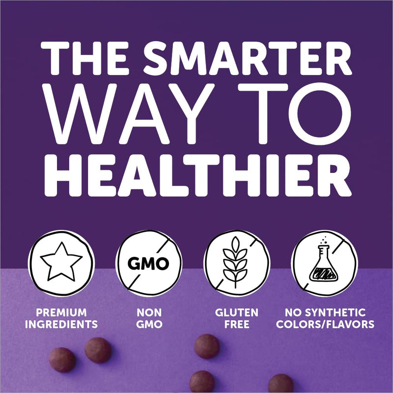 SmartyPants Kids Probiotic Immunity Gummies: Prebiotics & Probiotics for Immune Support & Digestive Comfort, Grape Flavor, 60 Gummy Vitamins, 30 Day Supply, No Refrigeration Required Kids Probiotic Immunity Formula - Grape - NewNest Australia