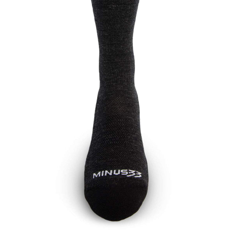 Minus33 Merino Wool Clothing Mountain Heritage Full Cushion Over the Calf Socks Made in USA New Hampshire X-Large Black - NewNest Australia