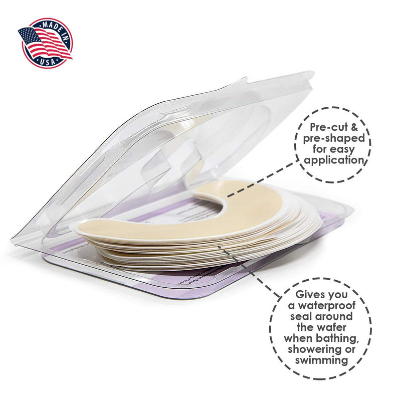 Safe N Simple 1/2 Arc Skin Barrier Strips, 20 arcs/Tray 1/2" x 20 - NewNest Australia