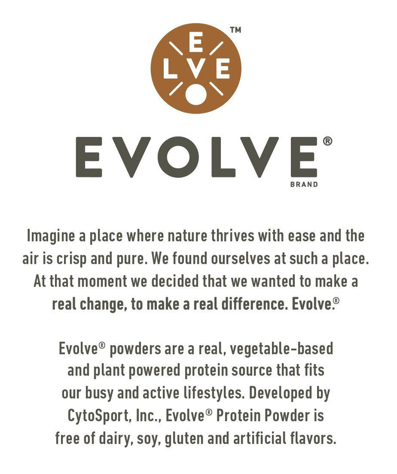 Evolve Plant Based Protein Powder, Double Chocolate, 20g Vegan Protein, Dairy Free, No Artificial Flavors, Non-GMO, 3g Fiber, 1 Pound (Packaging May Vary) 1 Pound (Pack of 1) - NewNest Australia