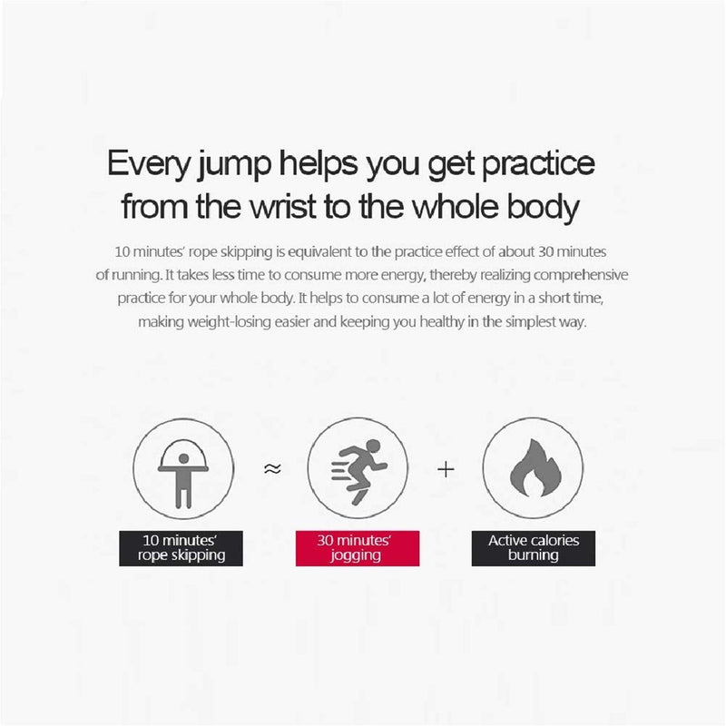DREAM&GLAMOUR Jump Rope Skipping Rope for Rope Skipping, Speed Jump Rope for Exercise Jump Ropes for Fitness for Kids and Adults Red - NewNest Australia