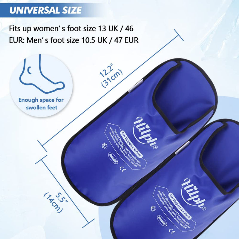 Hilph Cooling Shoes Chemo Therapy Ice Slippers, Gel Cooling Socks Chemo Therapy Cooling Pads Foot, Cool Shoes Gel Cooling Pads Cold, Reusable For Plantar Fasciitis, Puffy Feet, Hot Feet 1 Pair - NewNest Australia