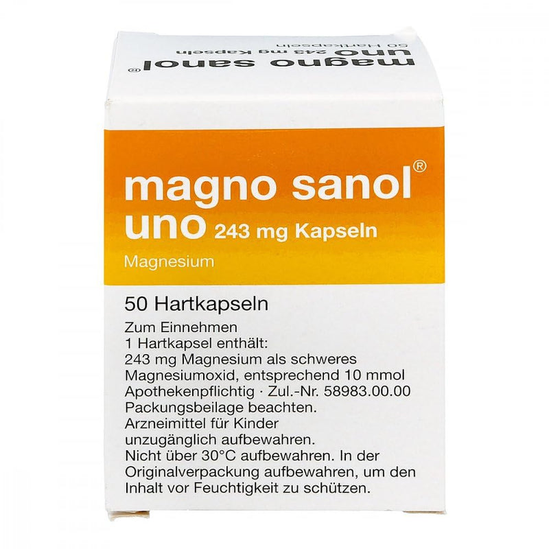 Magno Sanol uno 243 mg capsules 50 pieces - NewNest Australia