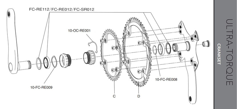 Campagnolo Unisex's Ultra-Torque Bottom Bracket Bearing Circlip, Silver, 1 Piece - NewNest Australia