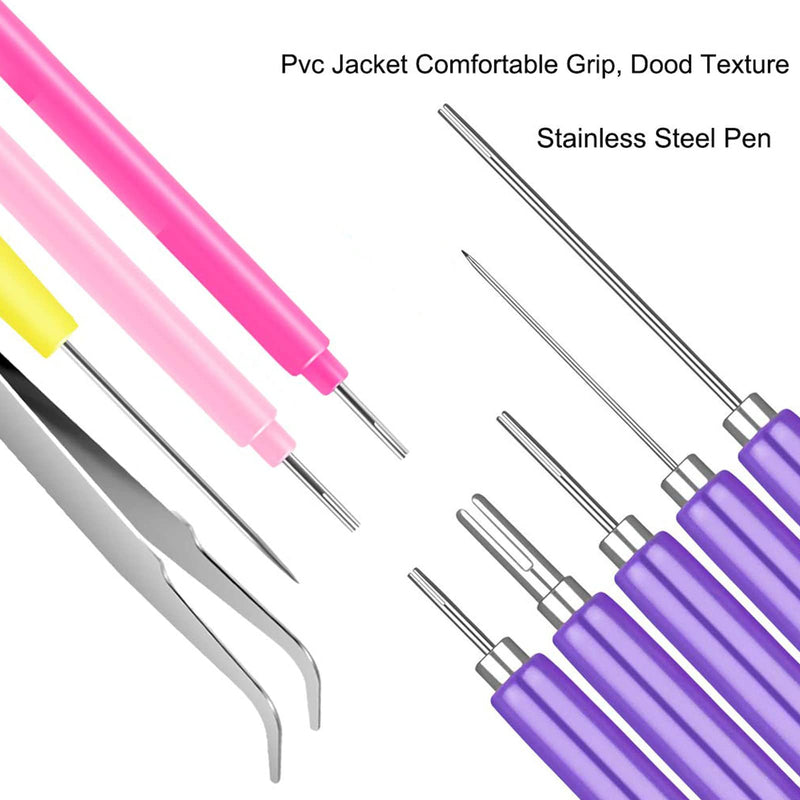 Paper Quilling Tools, 12 Pack Assorted Sizes Rolling Curling Quilling Needle Pen for Art Craft DIY Paper Cardmaking Project 11 PCS - NewNest Australia
