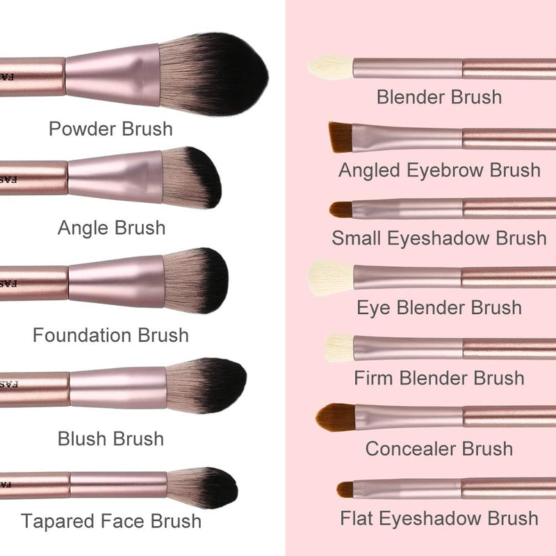 Makeup Palette Brushes Set,12Pcs Pro Premium Synthetic Make up Brush + 18 Color Makeup Eyeshadow Palette Shimmer Matte High Pigmented Long Lasting Make up Eye Shadow Pallete Cosmetics - NewNest Australia