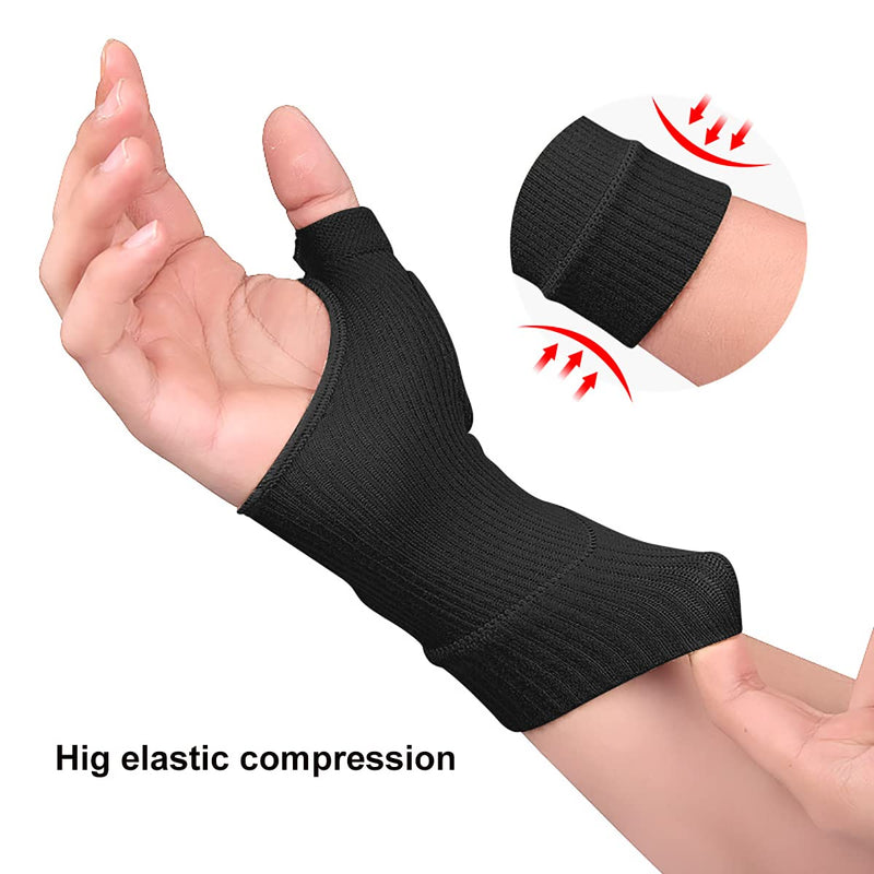 Therapy Arthritis Compression Gloves, Fingerless Glove with Gel, Comfortable Carpal Tunnel Splint for Relieving Pain in Hand, Wrist, Thumb and Joints - NewNest Australia